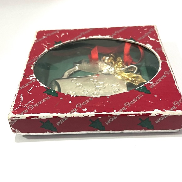 Reed & Barton Vintage Coffee Cup Christmas Ornament. Silver Plated. - Picture 10 of 11